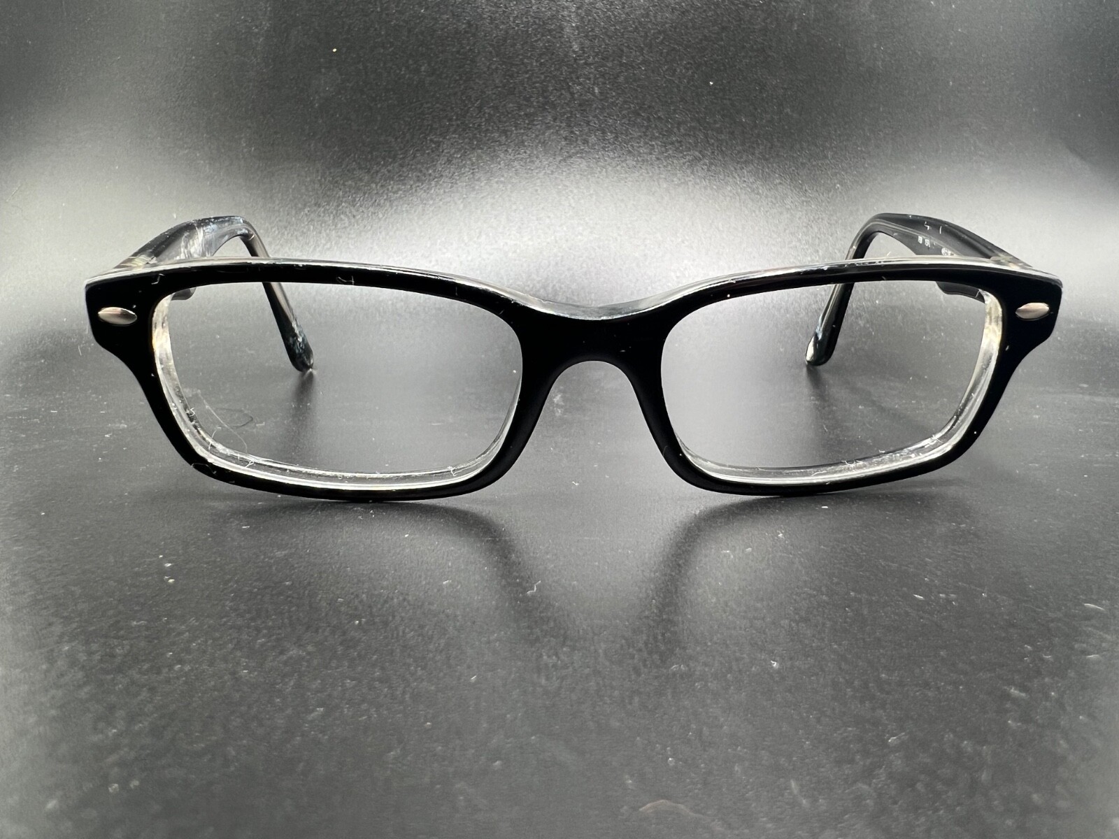Unisex Youth Ray-Ban Eyeglasses Kids RB 1530 Full Frame Square Black Clear