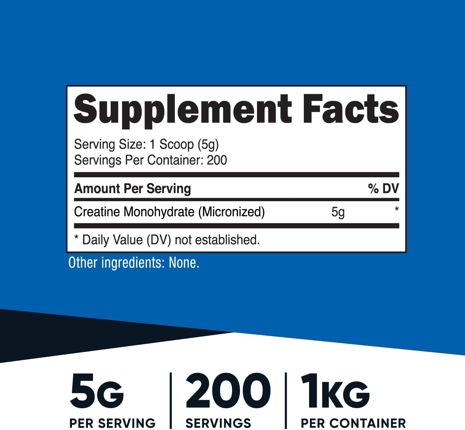 Creatine Monohydrate Micronized Powder Pure Creatine