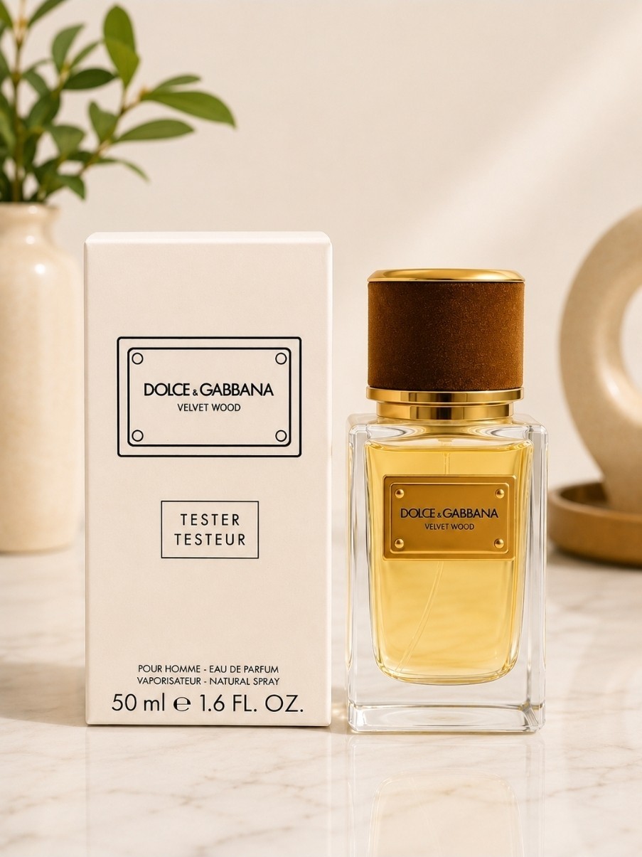 Dolce Gabbana Velvet Wood For Men Eau De Parfum 1.6FL/OZ 100% Authentic