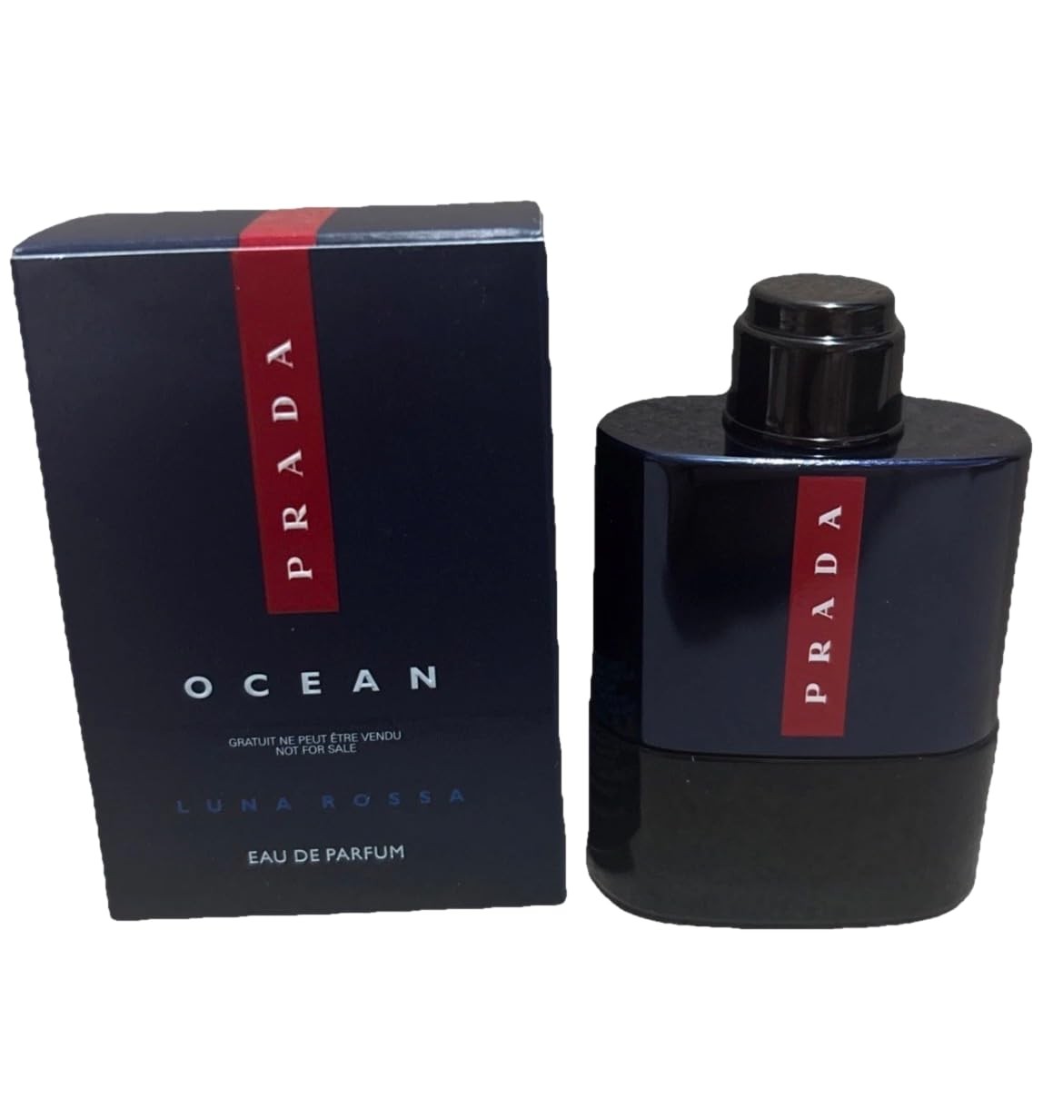 Prada Men’s Luna Rossa Ocean Eau de Parfum EDP, Mini, 9 ml, .3 oz