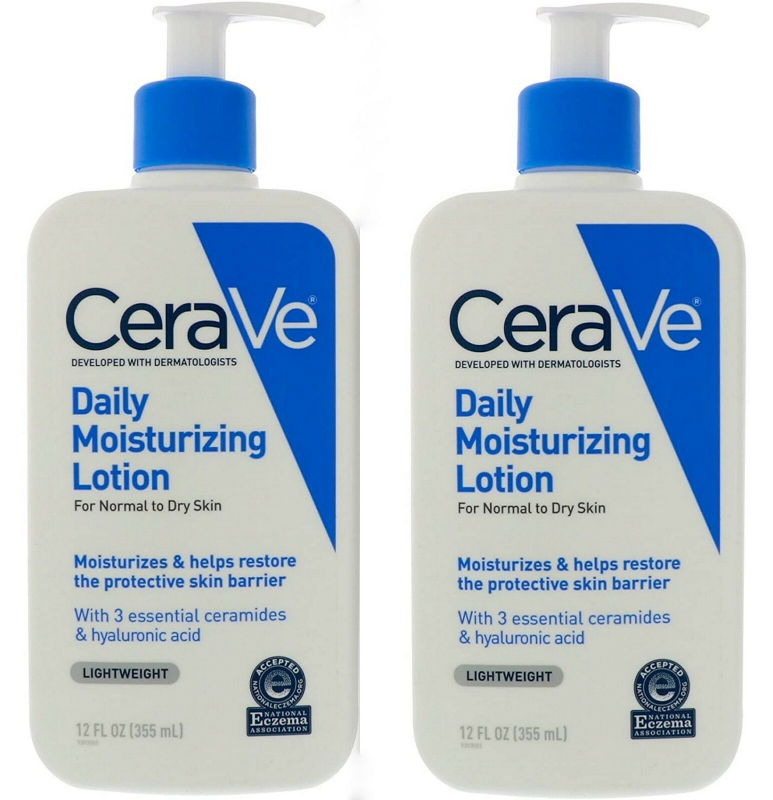 CeraVe Moisturizing Lotion 12 oz Pump ( 2 pack ) /