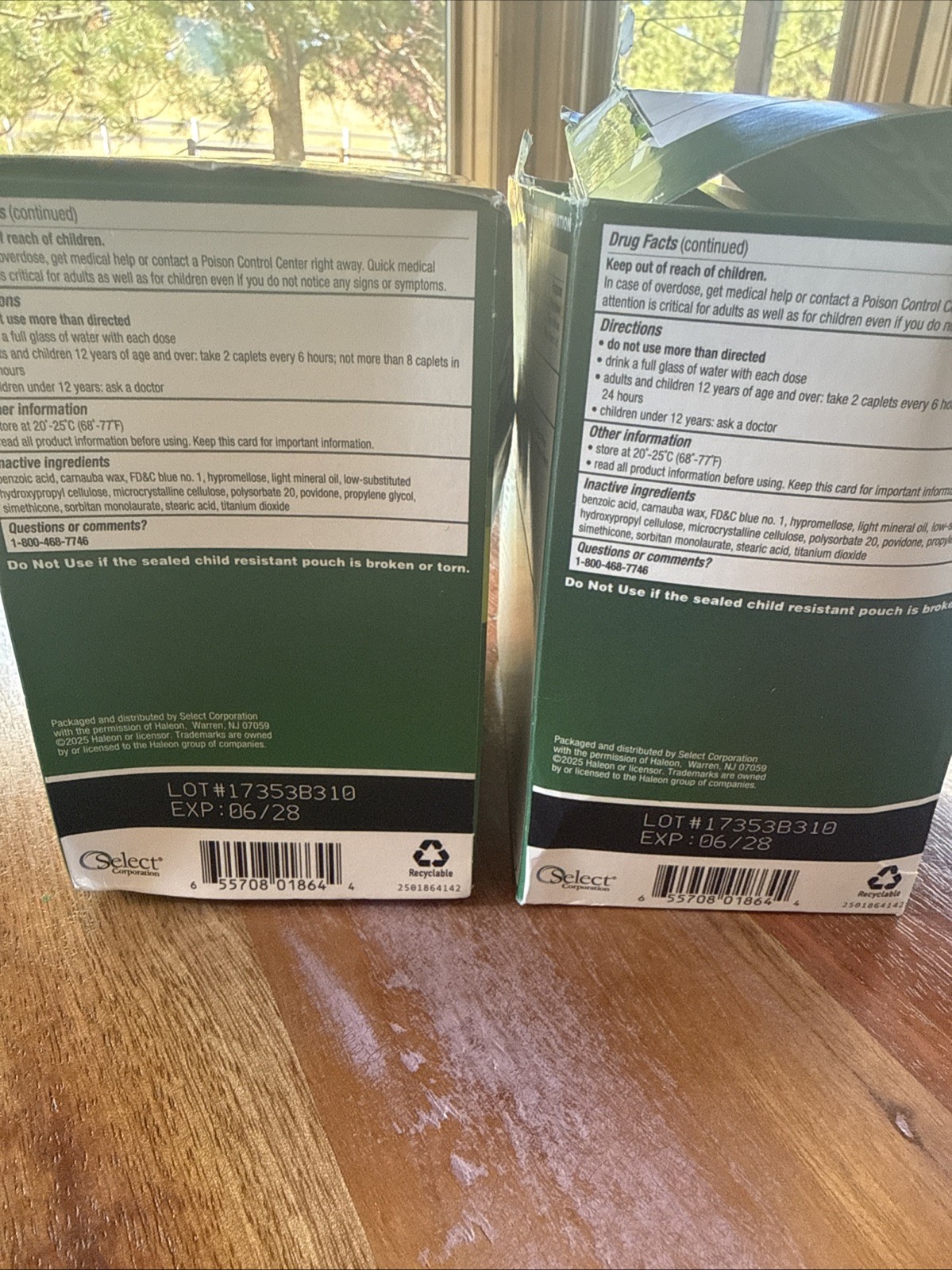 Excedrin Extra Strength Headache Pain Reliever (25) 2-pack Caplets Exp 06/28