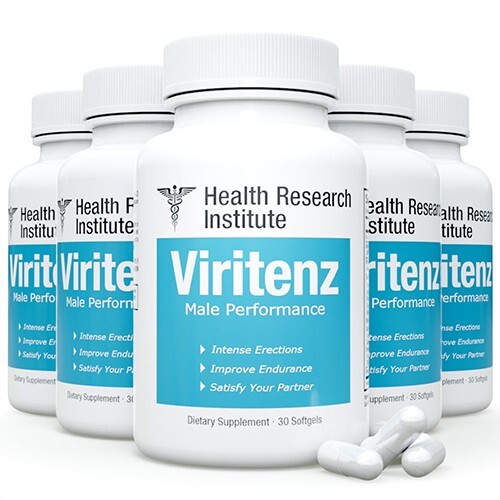 Viritenz – 5 Bottles – 100% Natural – Male performance