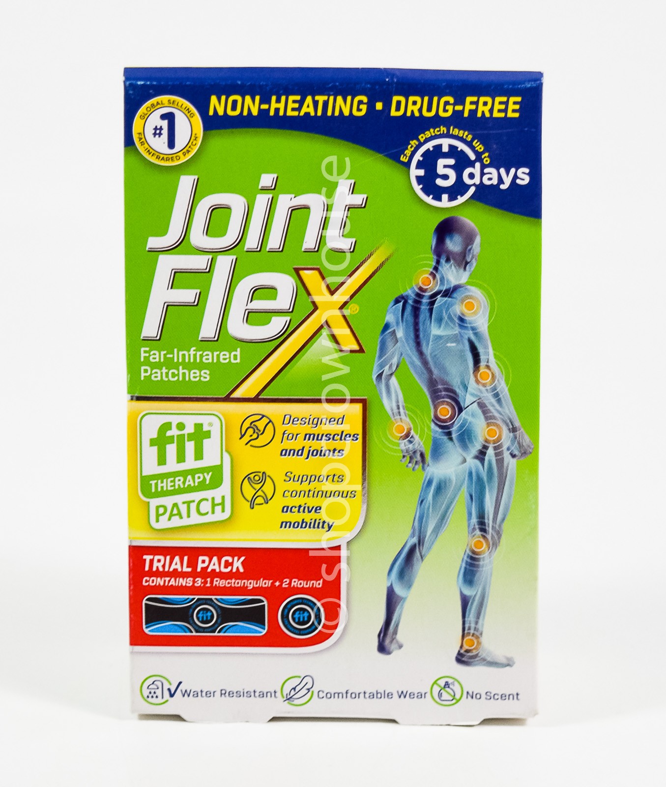 4 JointFlex fit Therapy Patch FAR-INFRARED trial pack 3 Patches =12 NIB 10/2027