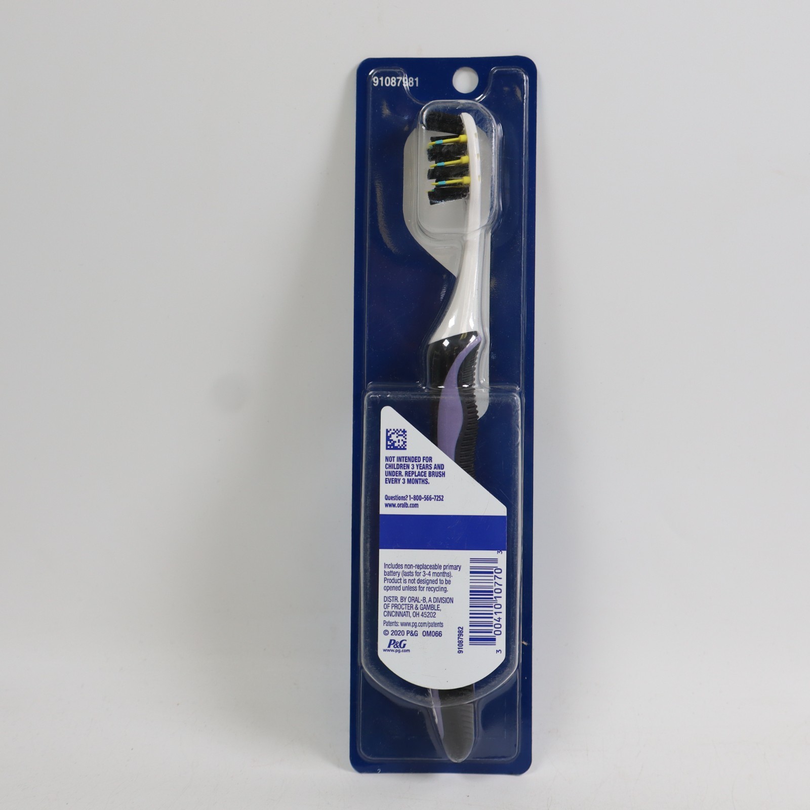 2 PACK Oral B Pulsar Battery Power Toothbrush With Charcoal Infused Soft Bristle