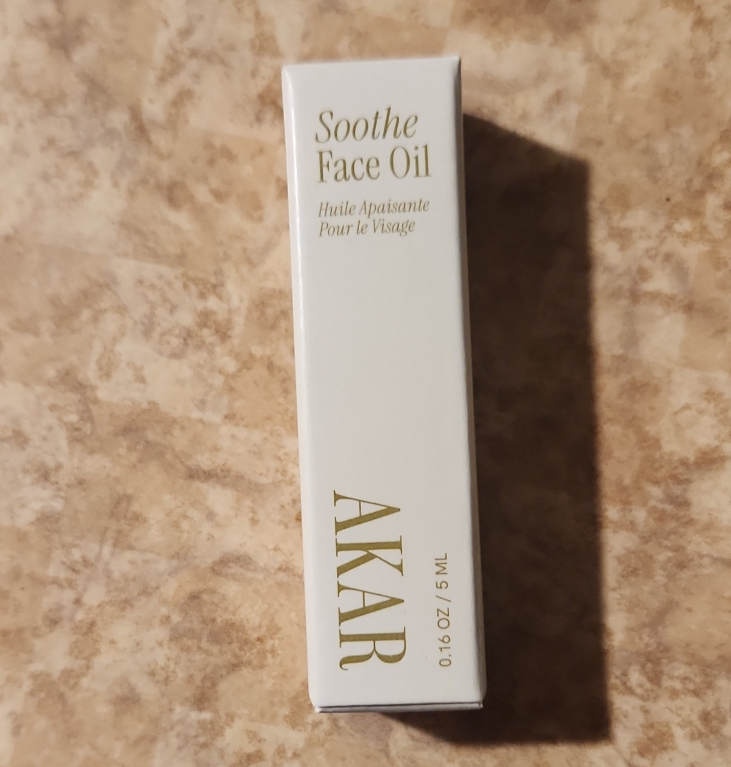 AKAR Soothe Face Oil Moisturizer, Vegan Plant Based Mini 0.16 oz / 5 mL