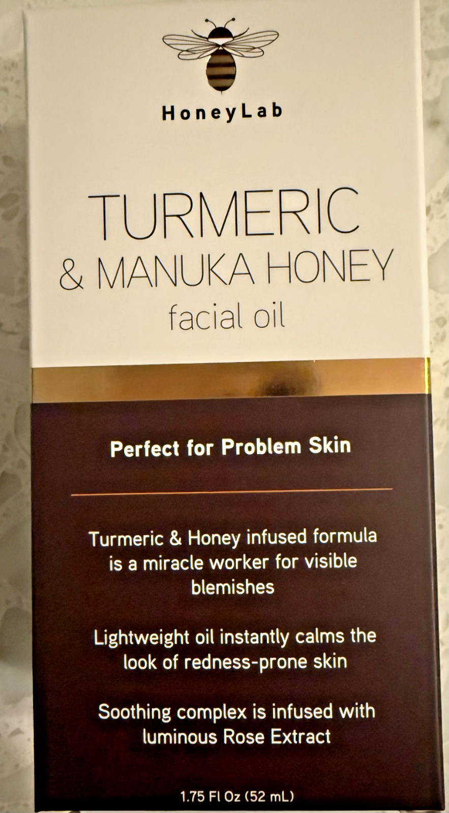 HoneyLab Turmeric & Manuka Honey Facial Oil 1.75 Fl Oz 52ml Clean Skincare