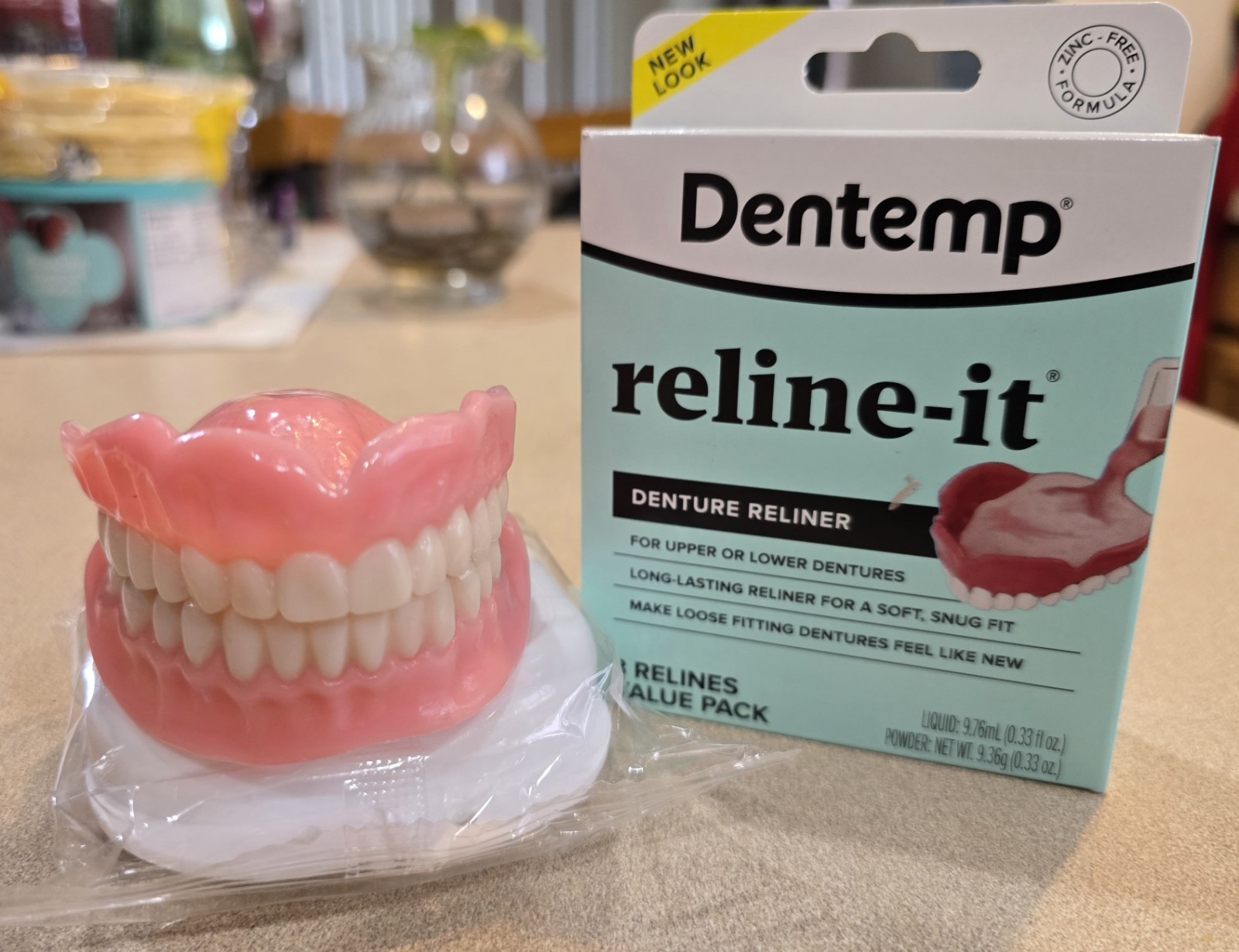 🦷1 One Set of 3D Large adult denture kit🦷PLEASE READ CHECK & YOUR measurements
