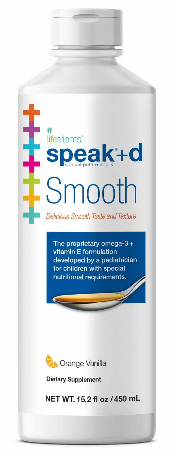 Lifetrients – Speak+D Smooth – Orange Vanilla – 15.2 oz – Pediatrician Formulate