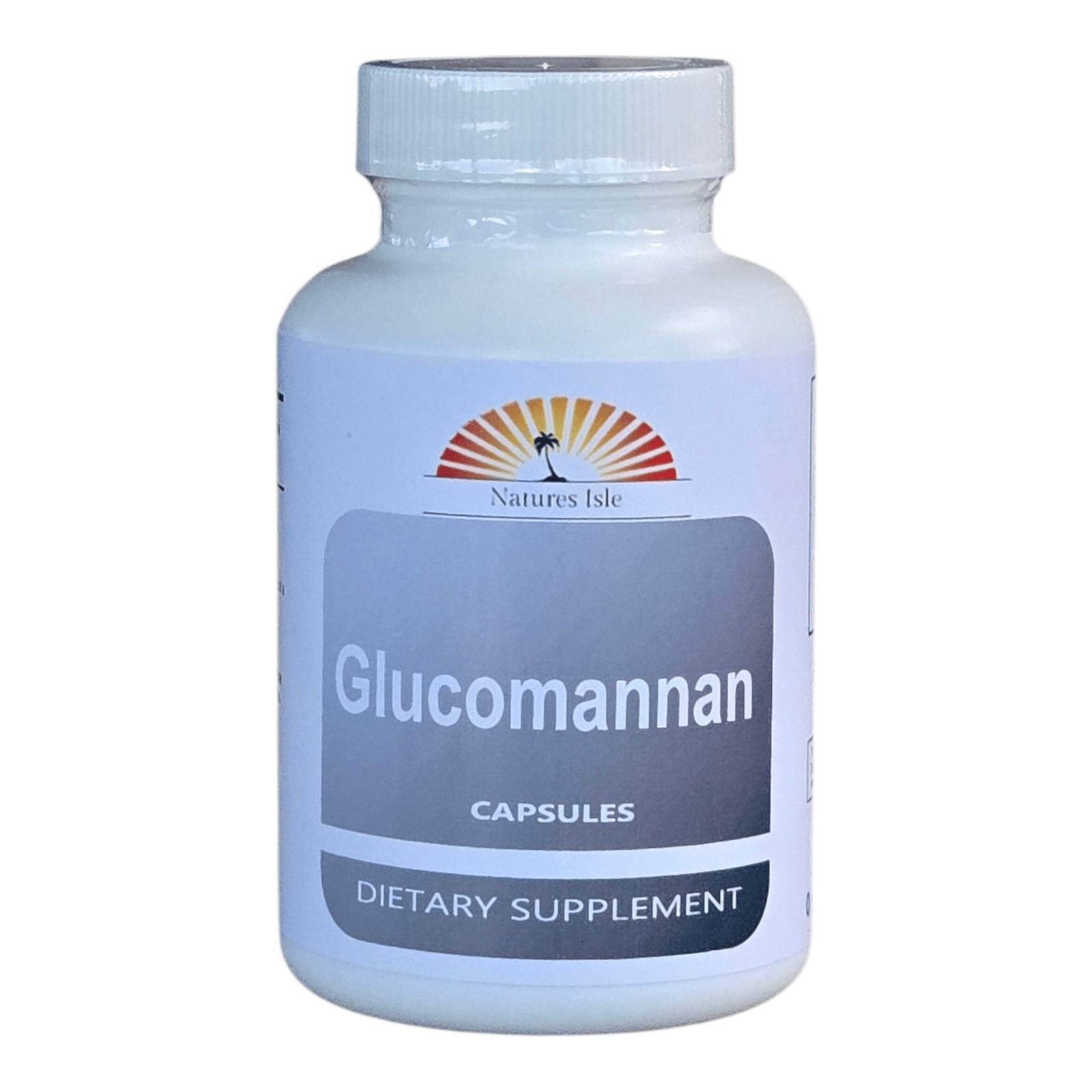 Glucomannan Powder Capsules (Konjac Root)