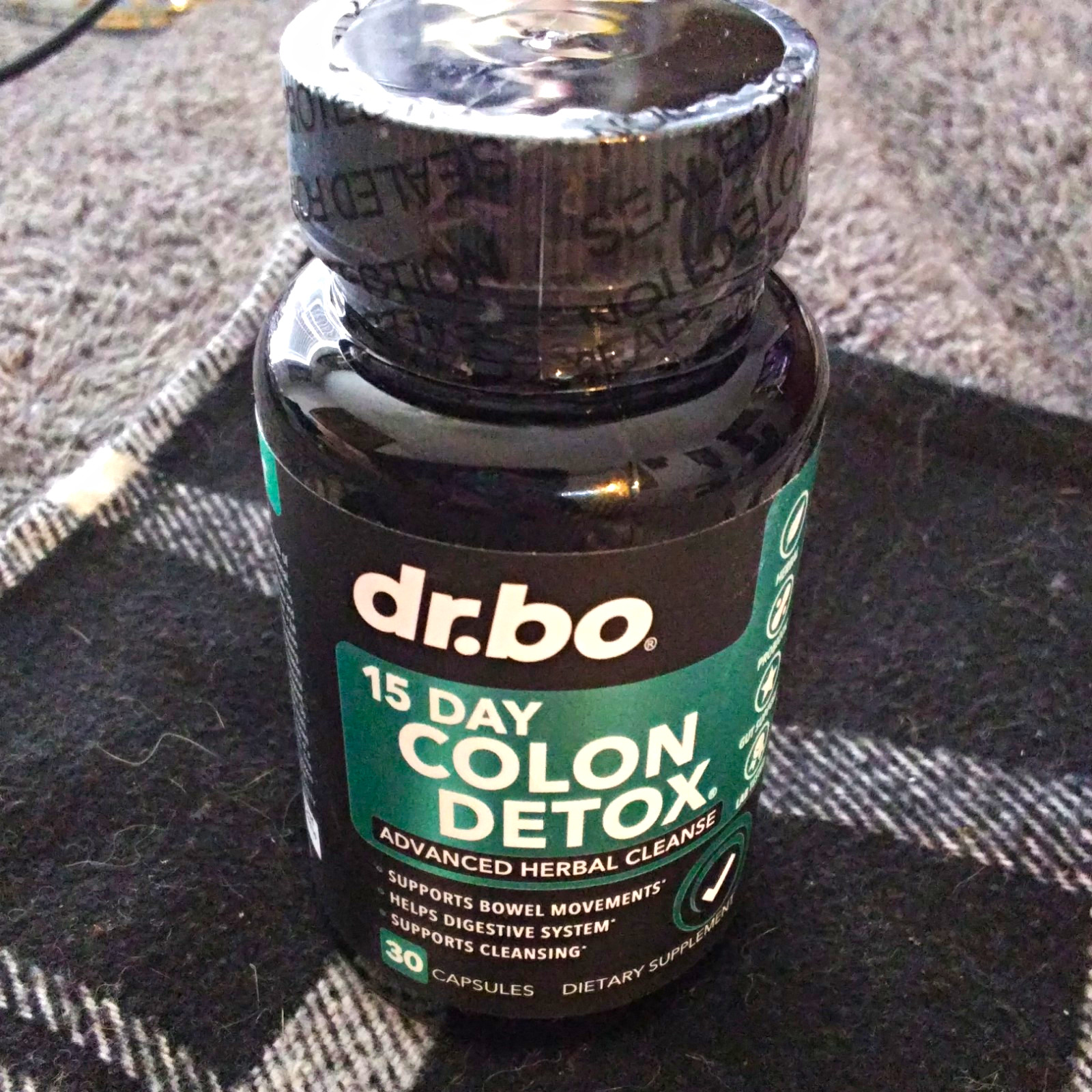 dr.bo 15 Day Colon Detox Herbal Cleanse 30 Capsules Probiotic