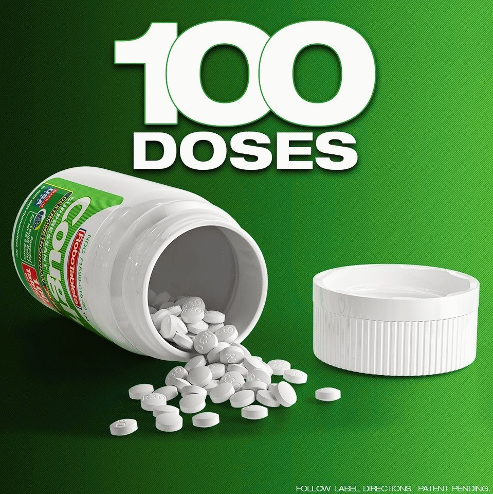 3 PACK Cough Suppressant 100 Tablets 30mg Dextromethorphan