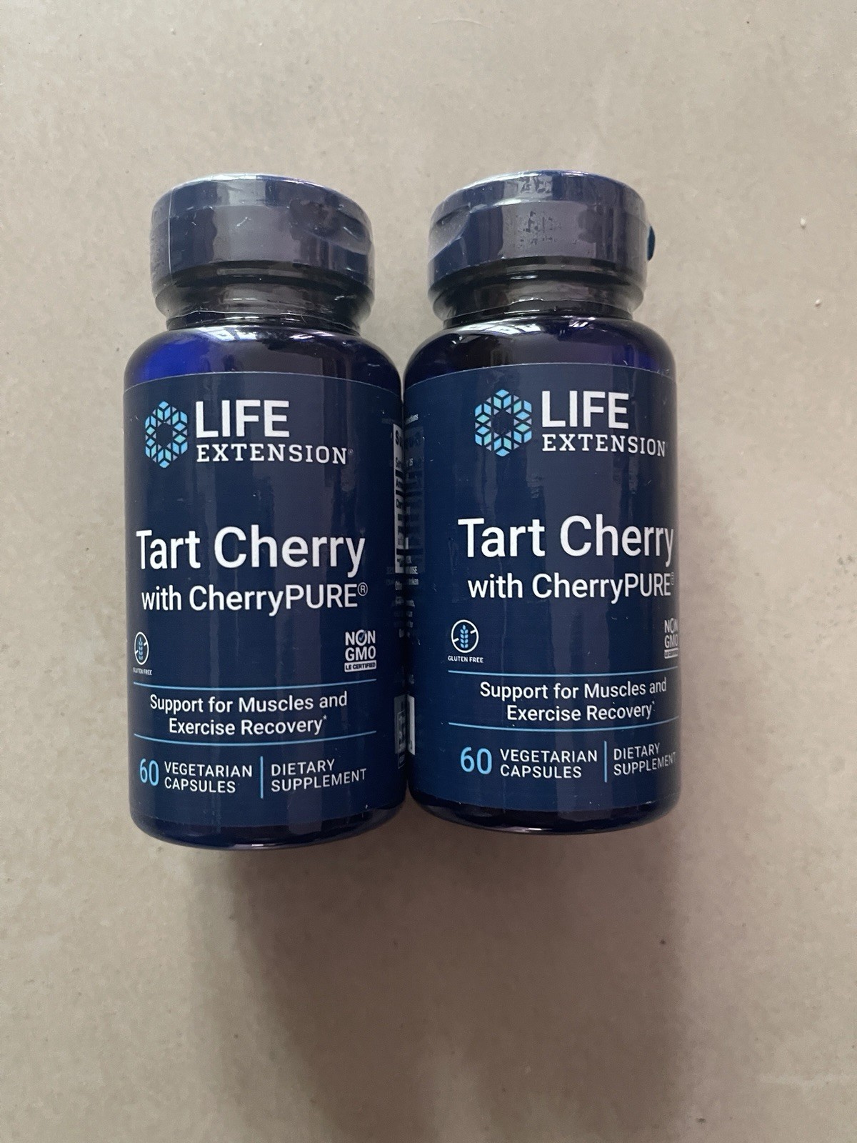 Life Extension Tart Cherry with CherryPURE 60Caps / 2 Bottles 120 Caps Total