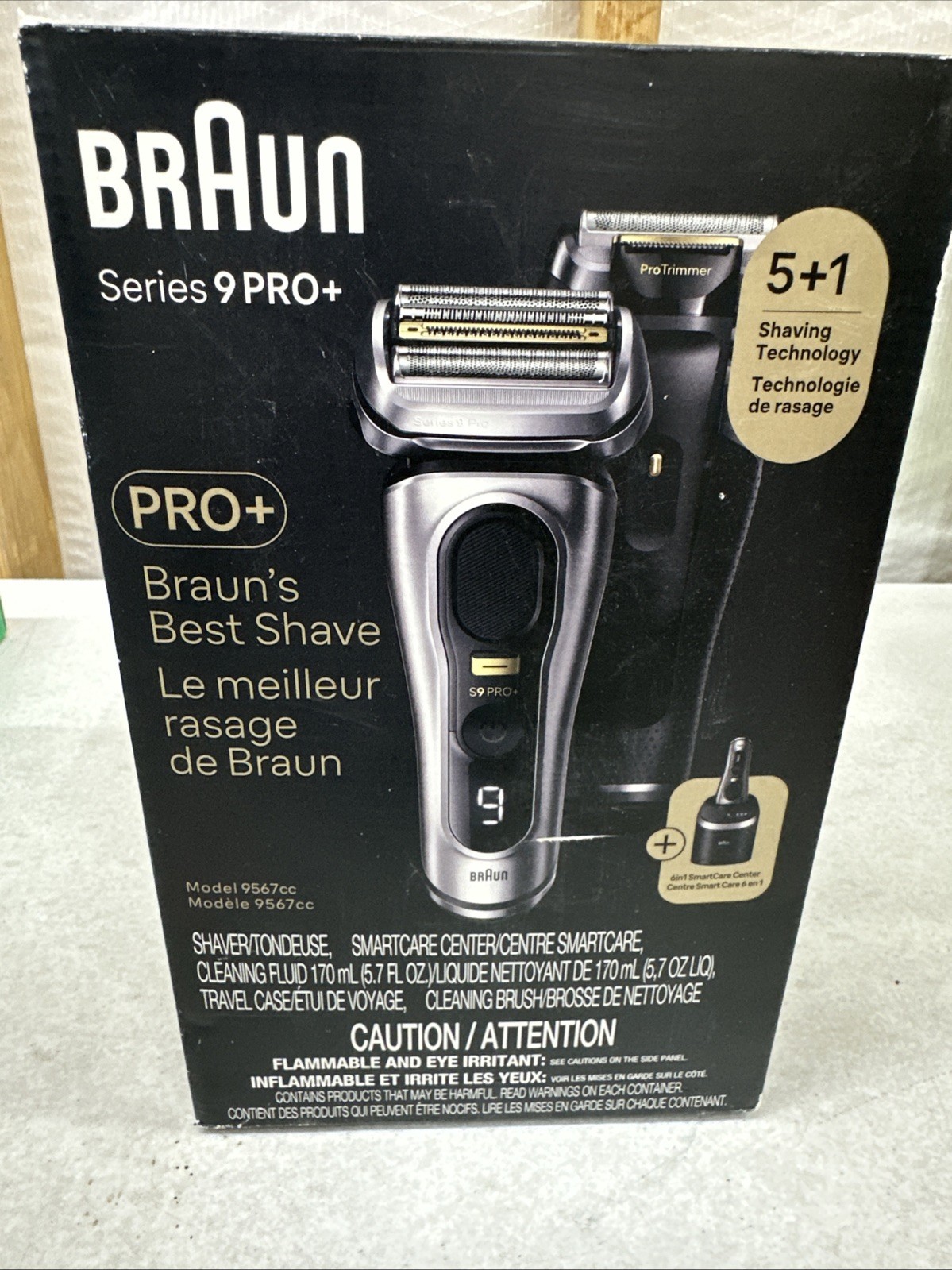 Braun Series 9 PRO+ Electric Shaver 6-in-1 SmartCare Center