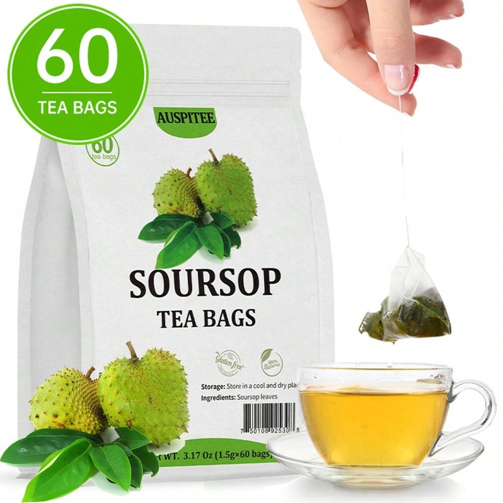 NEW Soursop Graviola Pure Leaf Tea – 60 TEA BAGS – FAST SHIPPING