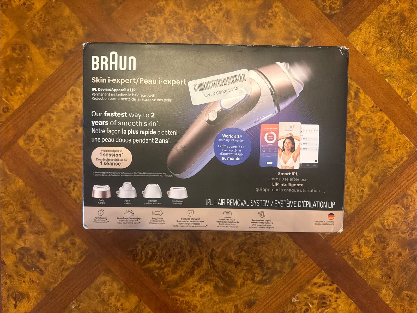 Braun Skin i-Expert Smart IPL PL7219 Home Laser Hair Removal System – New In Box