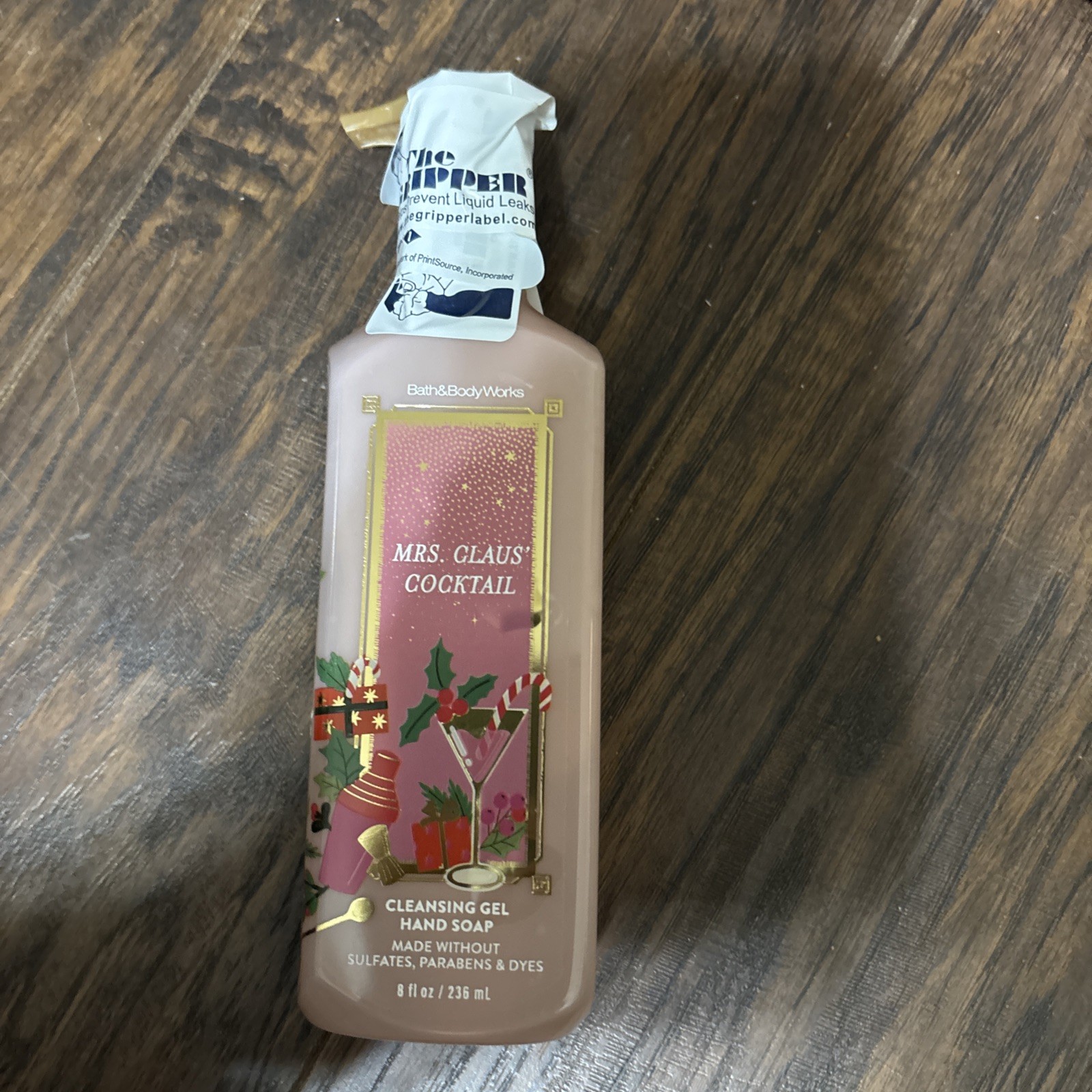 BATH & BODY WORKS MRS. CLAUS’ COCKTAIL CLEANSING *GEL* HAND SOAP 8 FL OZ – NEW