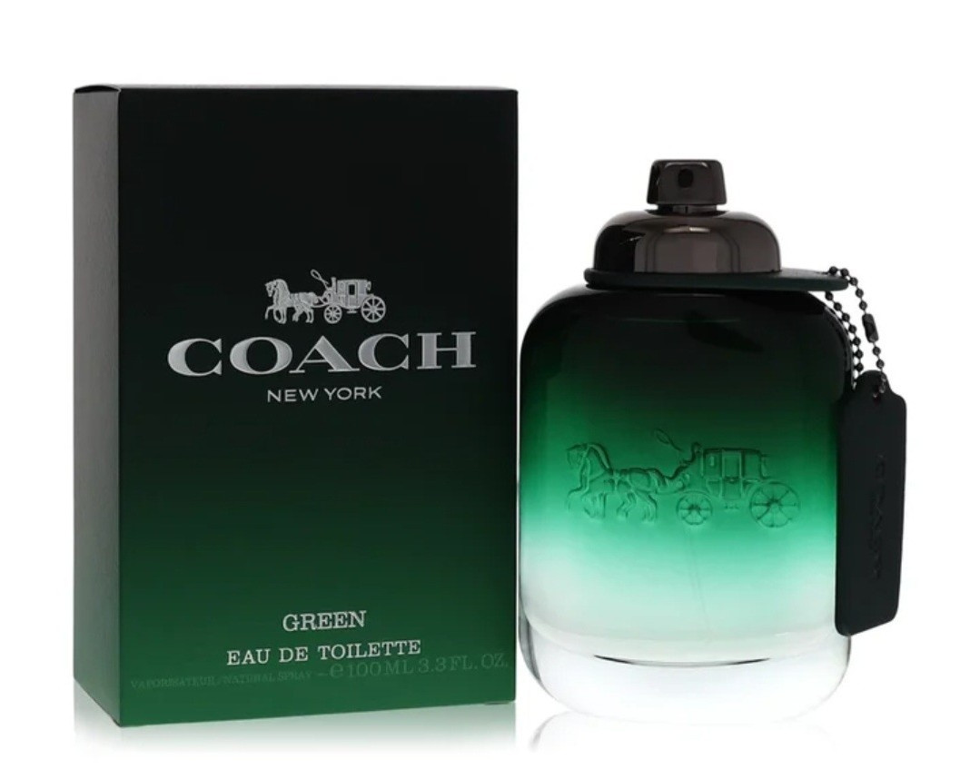 Coach New York Green Eau de Toilette Spray, Regular Size 3.3 fl oz