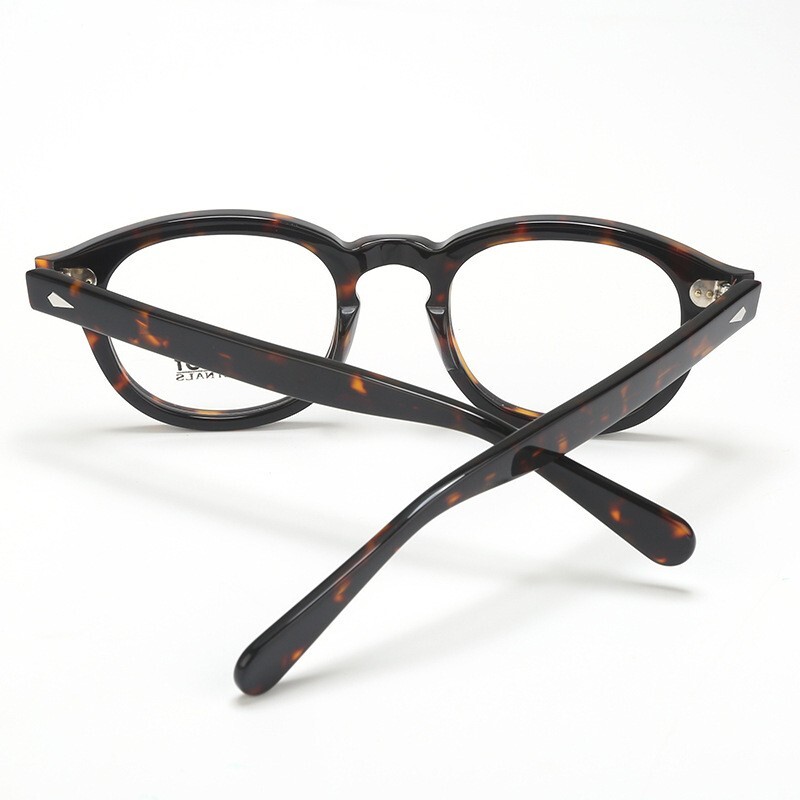44 46 49mm Acetate Eyeglass Frames Full Rim Vintage Glasses Retro Johnny Deep
