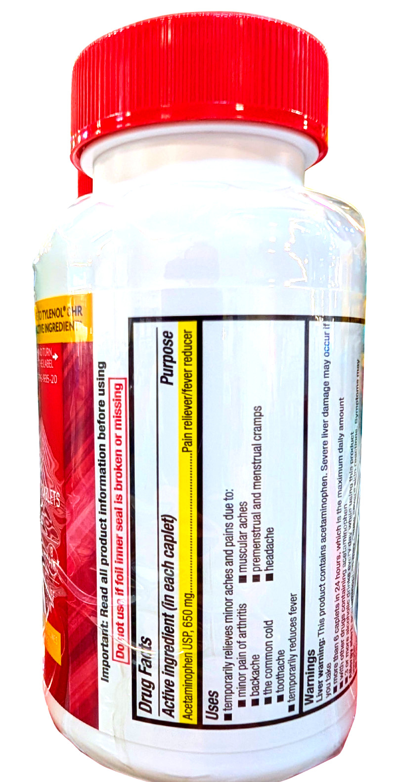 Member’s Mark Arthritis Pain Extended Release Tablets 650 mg 200 Ct 2 Pk ED02/28