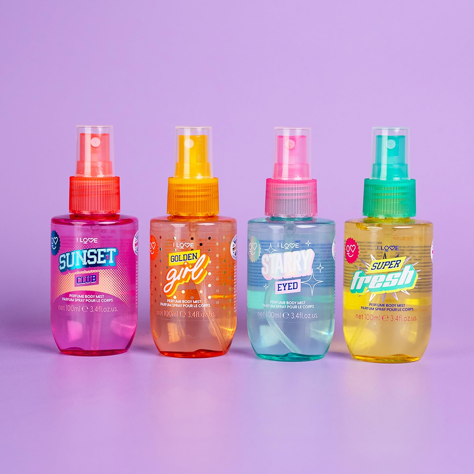 I Love Cosmetics In The Bag – Body Sprays For Women – Perfumed Body Mists