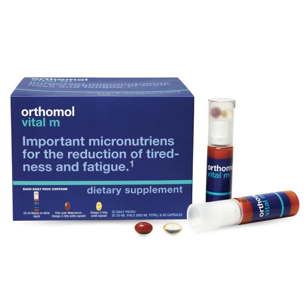 Orthomol Vital M – Daily Multivitamin for Men, Vitamins A, B, C, D3, E, K, Zi…
