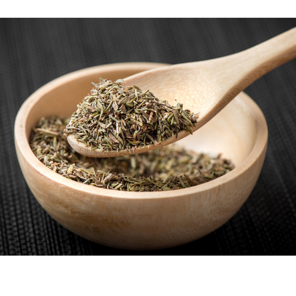 Organic Thyme Leaf Natural Herb Dried Cut 28.3g | 1 OZ Culinary & Medicinal Aid