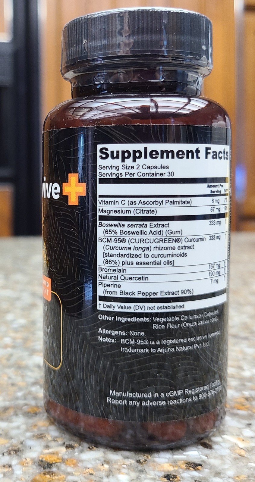 UpWellness Golden Revive + Joint Support with Quercetin, 60 Count (Pack of 1)