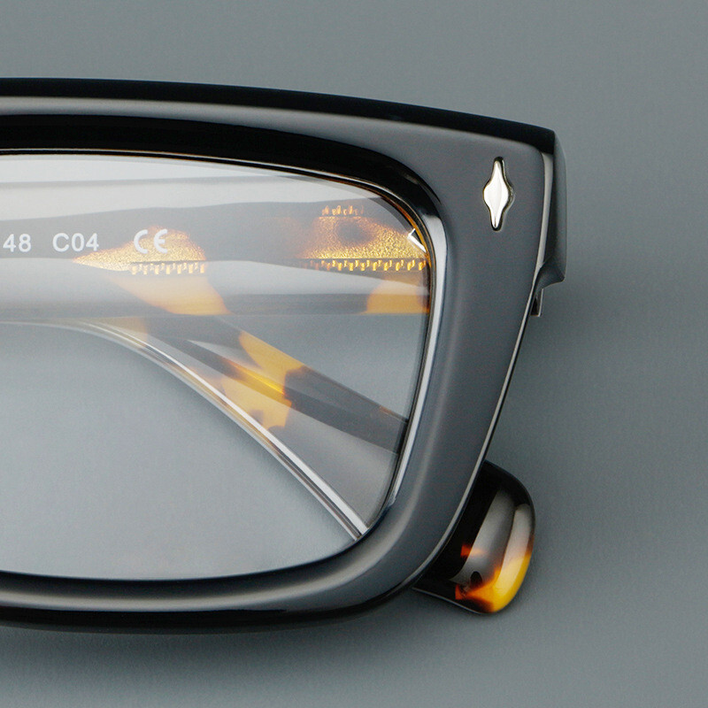 Thick Square Acetate Reading Glasses Resin Lenses Readers Retro Eyeglasses frame