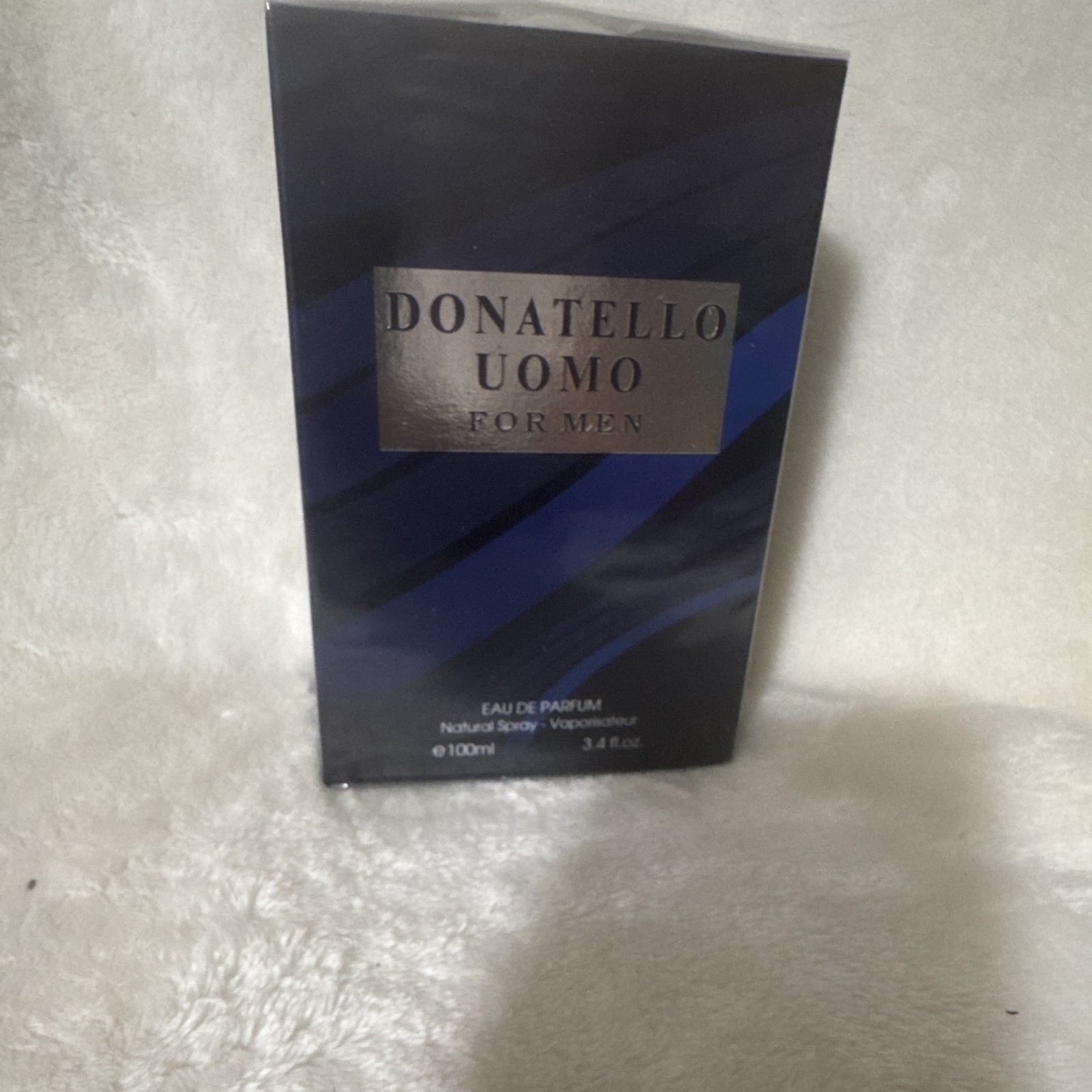 Donatello Uomo For Men Eau de Parfum Spray Natural Spray, Regular Size 3.4 fl oz