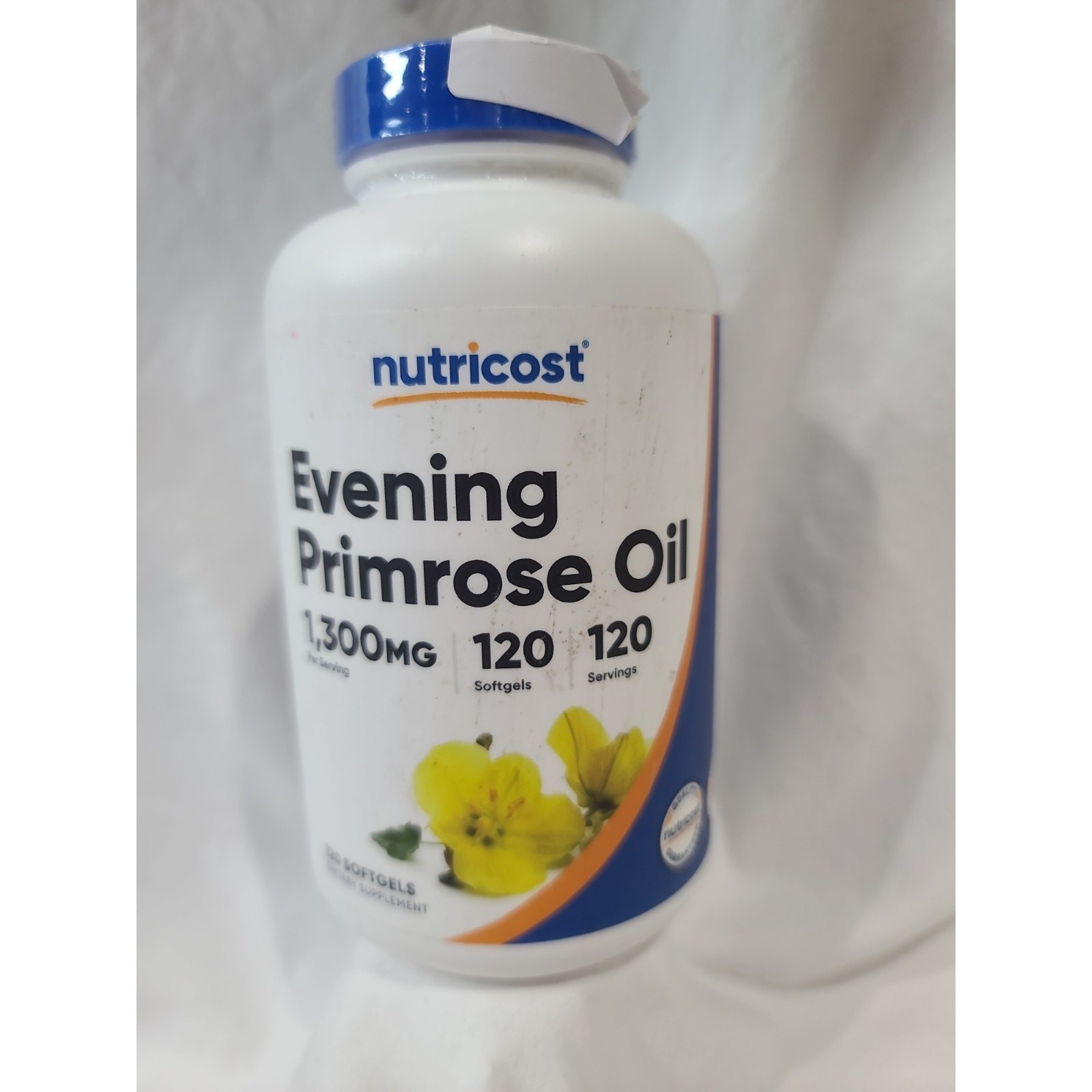 Nutricost, Evening Primrose Oil Softgels, 1,300 Mg, 120 Count