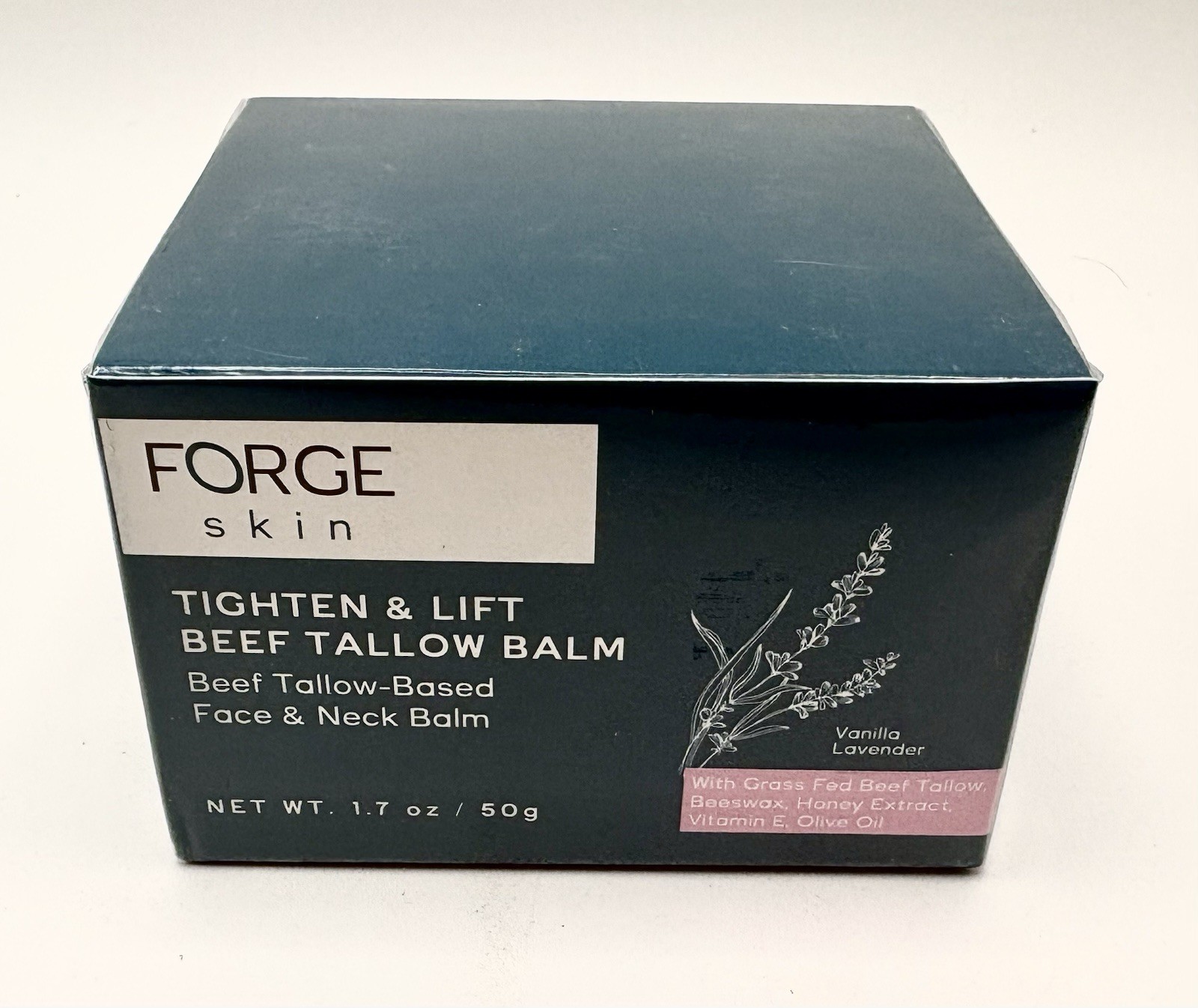 Forge Skin Women Tighten & Lift Beef Tallow Balm Face Neck Balm 1.7 Oz/ 50g