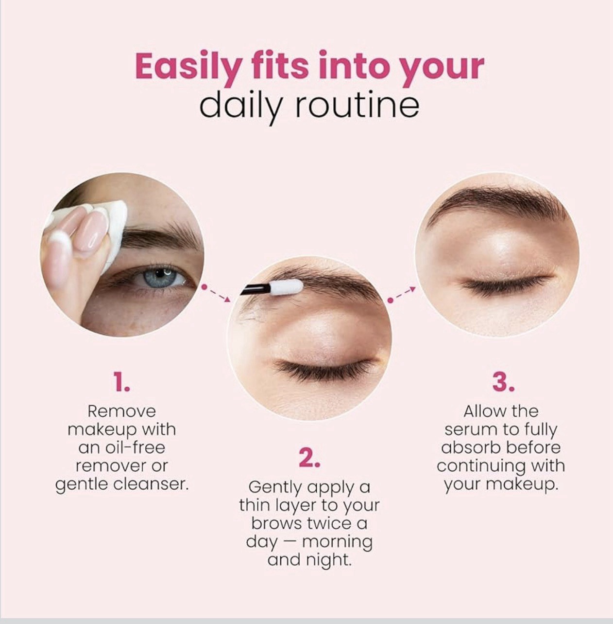 Try Bello Eyebrow Serum 5 ML / 0.17oz (pack of 3)New Sealed Eye Brow Serum