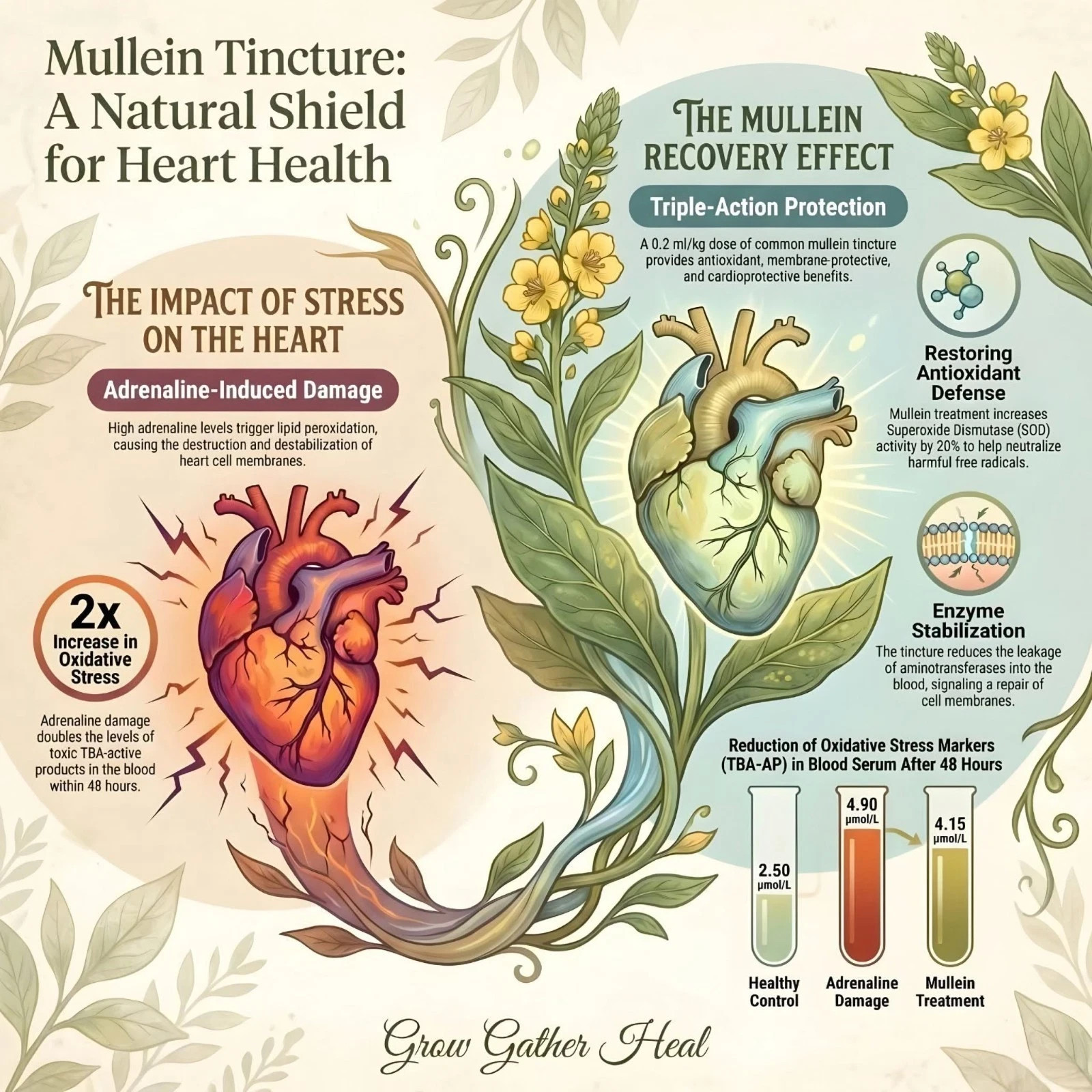 Mullein Root Tincture 2 oz. Wildcrafted