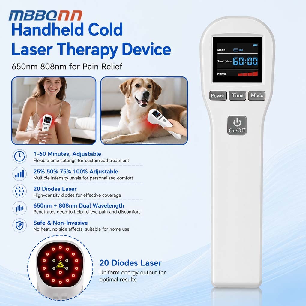 880mW Low Level Laser Therapy Device for Pain Management Humans Dogs Cats Home