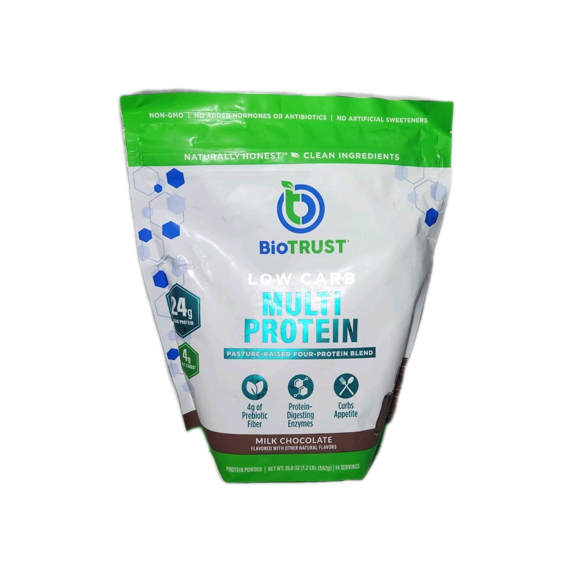 BioTrust Low Carb Multi Protein Powder Milk Chocolate 19.8oz BB 11/2026 NEW