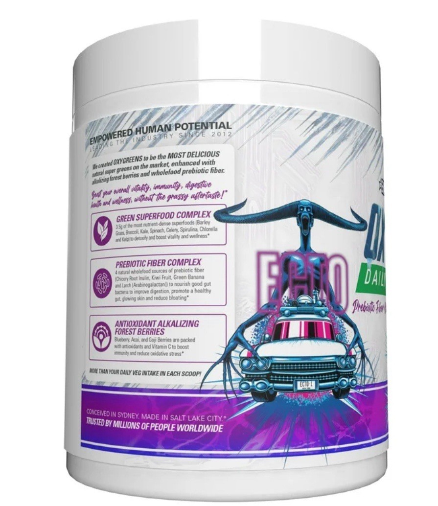 EHP Labs Oxygreens Daily Super Greens Powder Ecto Freeze Berry EXP 2/27
