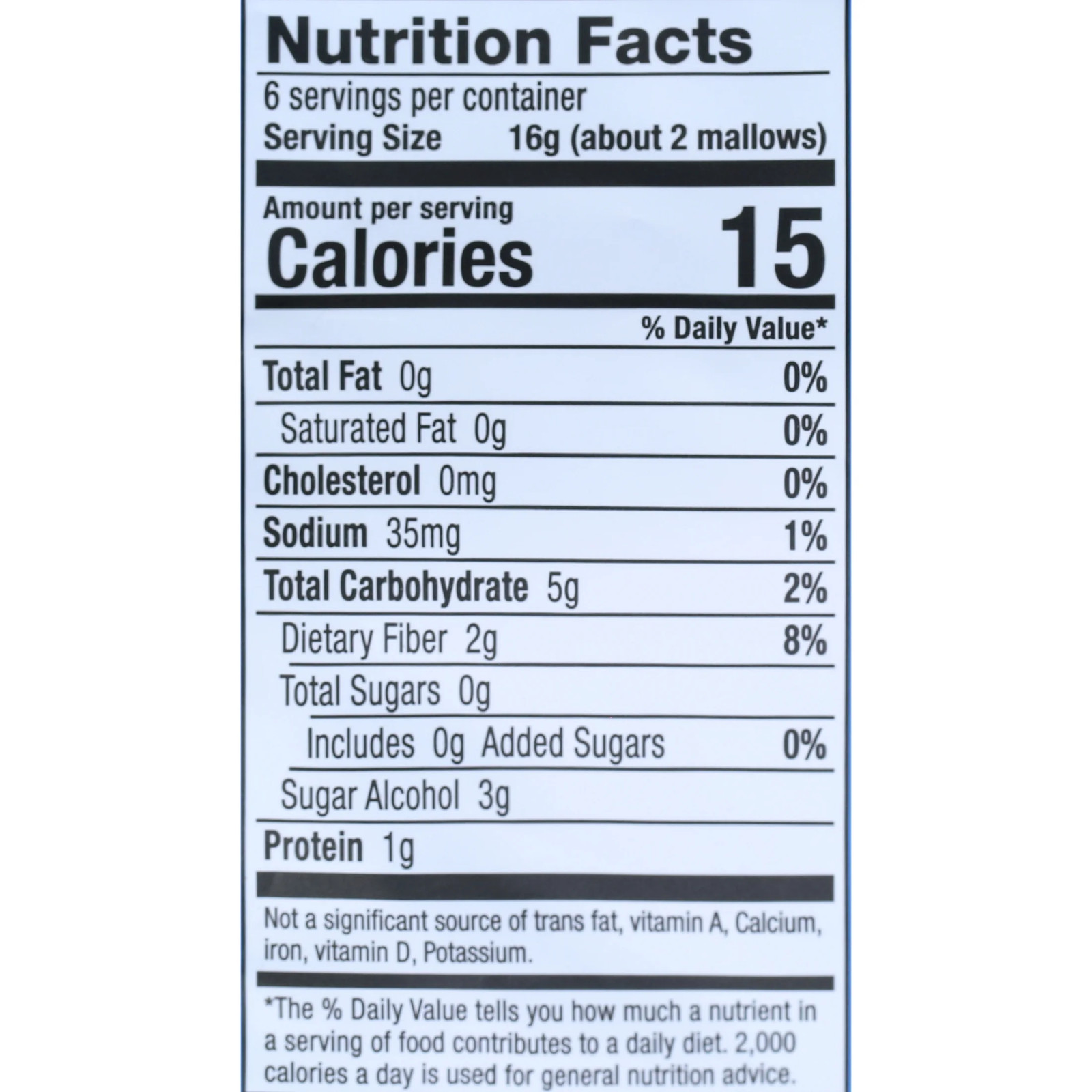 Know Brainer Max Mallow Classic Vanilla- Guilt-Free & Zero Sugar Marshmallows -L