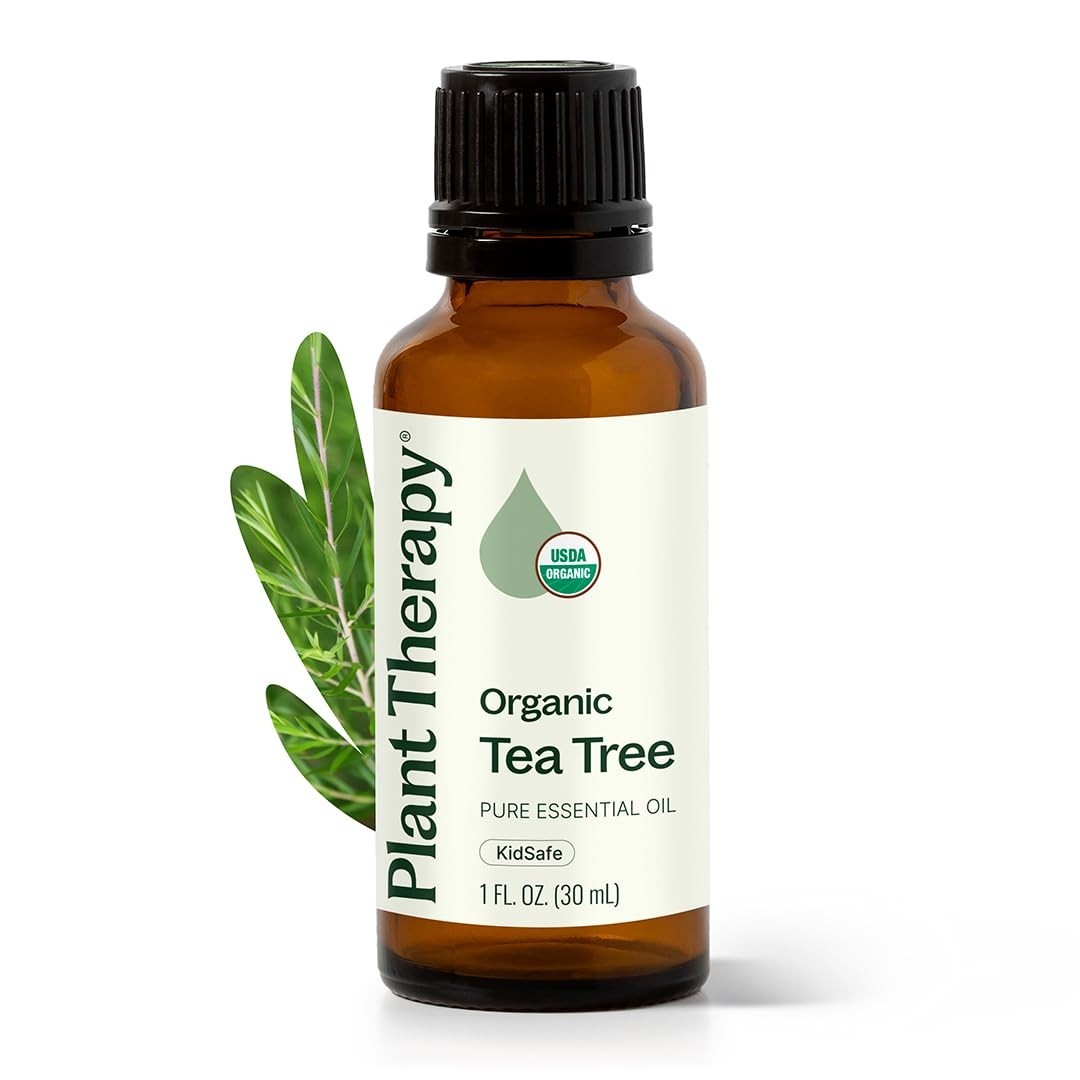100% Pure Organic Tea Tree Oil – USDA Certified, Undiluted Aromatherapy, 30 mL