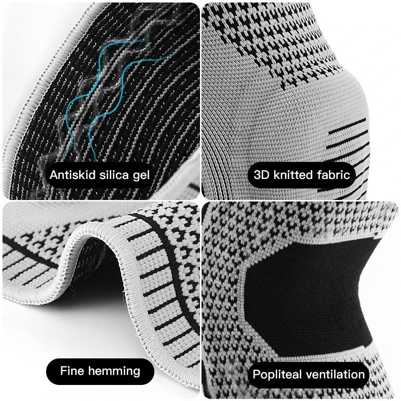Knee Sleeves Compression Brace Support Sport Joint Injury Pain Arthritis Relief