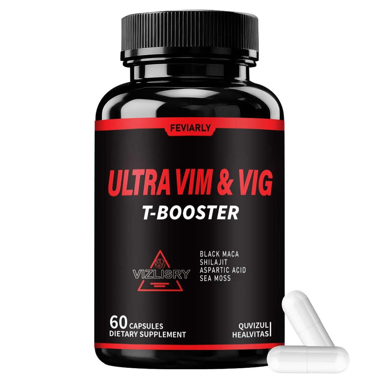Ultra Vigor Capsules, Boosts Vim & Vig, Men Daily Support – 60 Capsules
