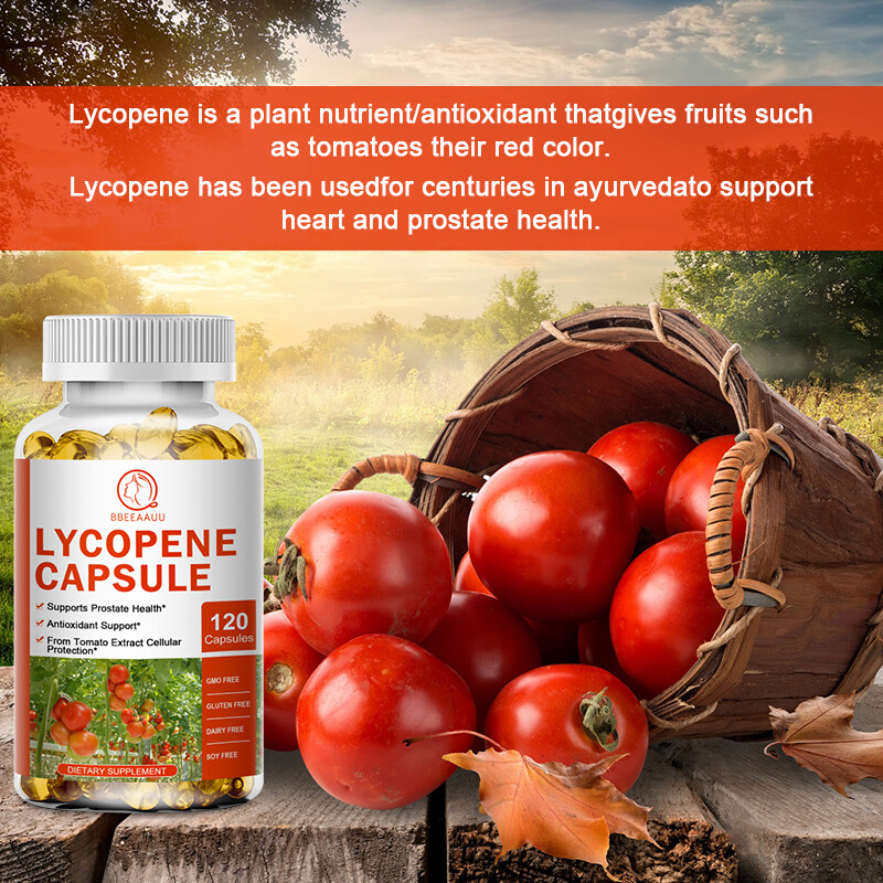 Lycopene Capsules Tomato Extract Complex High Potency For Immune Heart Health