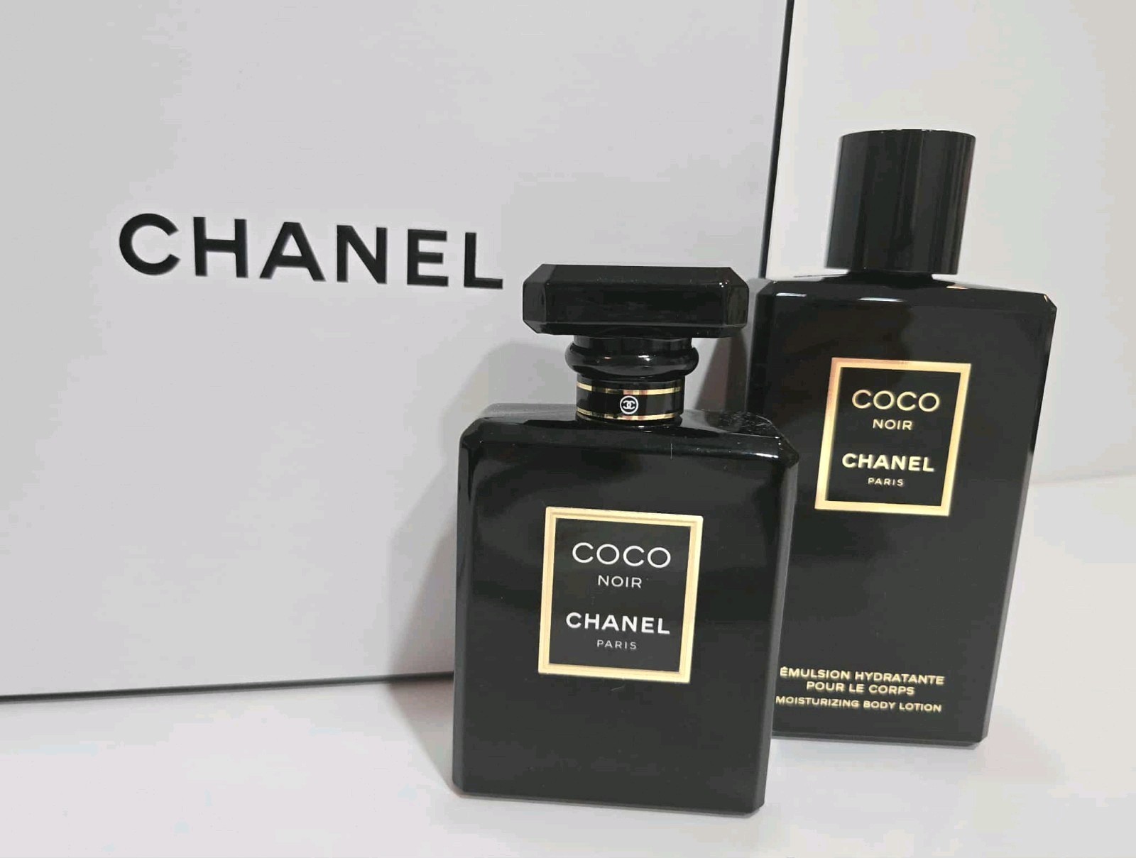 CHANEL COCO NOIR SET: Eau De Parfum 3.4OZ and Body Lotion 6.8OZ New In Box