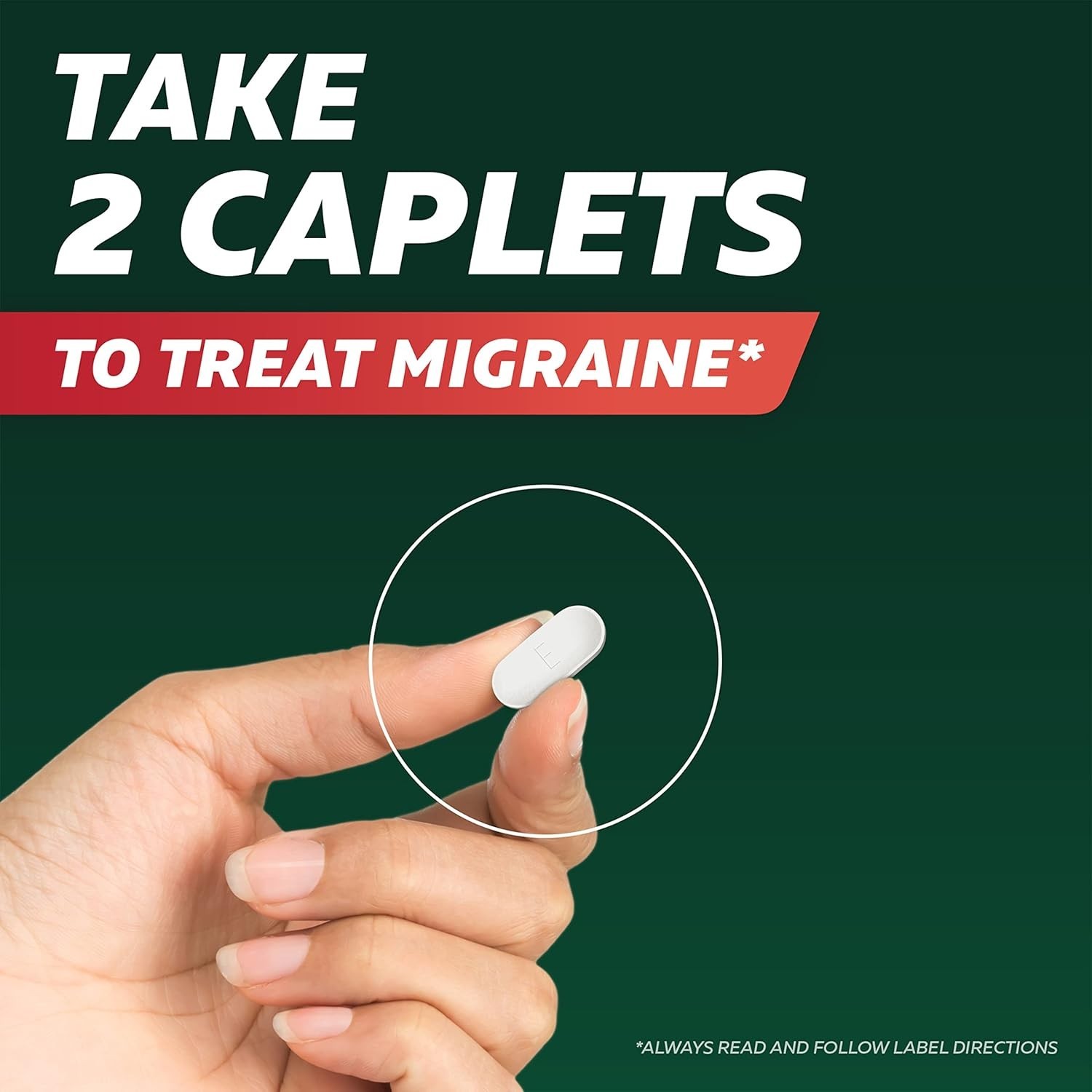 NEW Excedrin Migraine Relief Caplets 100–Count – Headache & Migraine Relief