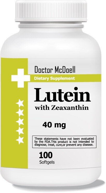 Lutein 40mg, Supports Eye Health, Healthy Skin, Skin Hydration