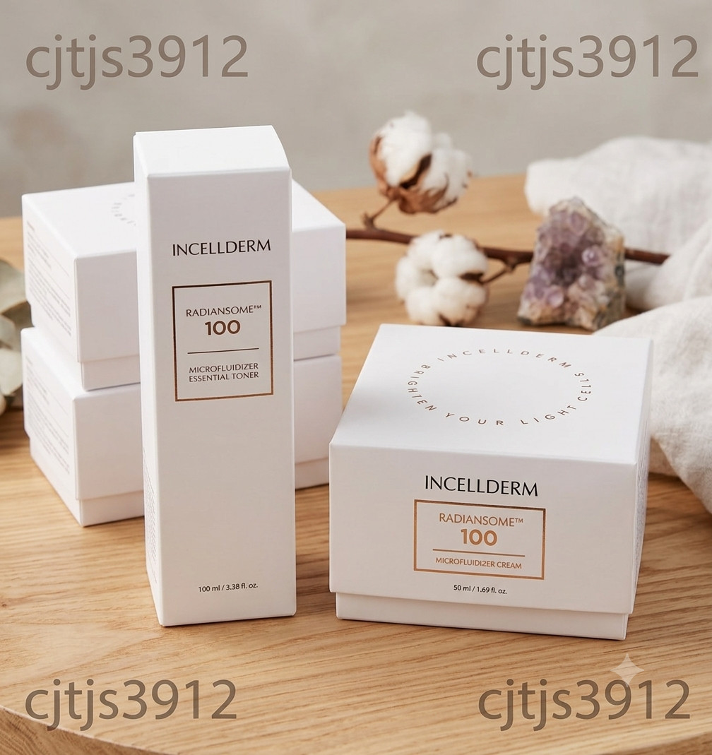 ✅ NEW Incellderm Radiansome 100 Toner & Cream 2PC Set K-Beauty US Seller