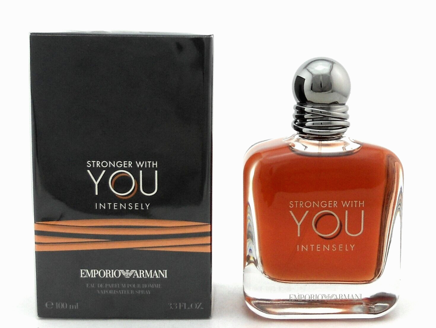 Emporio Armani Stronger With You Intensely EDP 3.3oz 100ml Men New Sealed