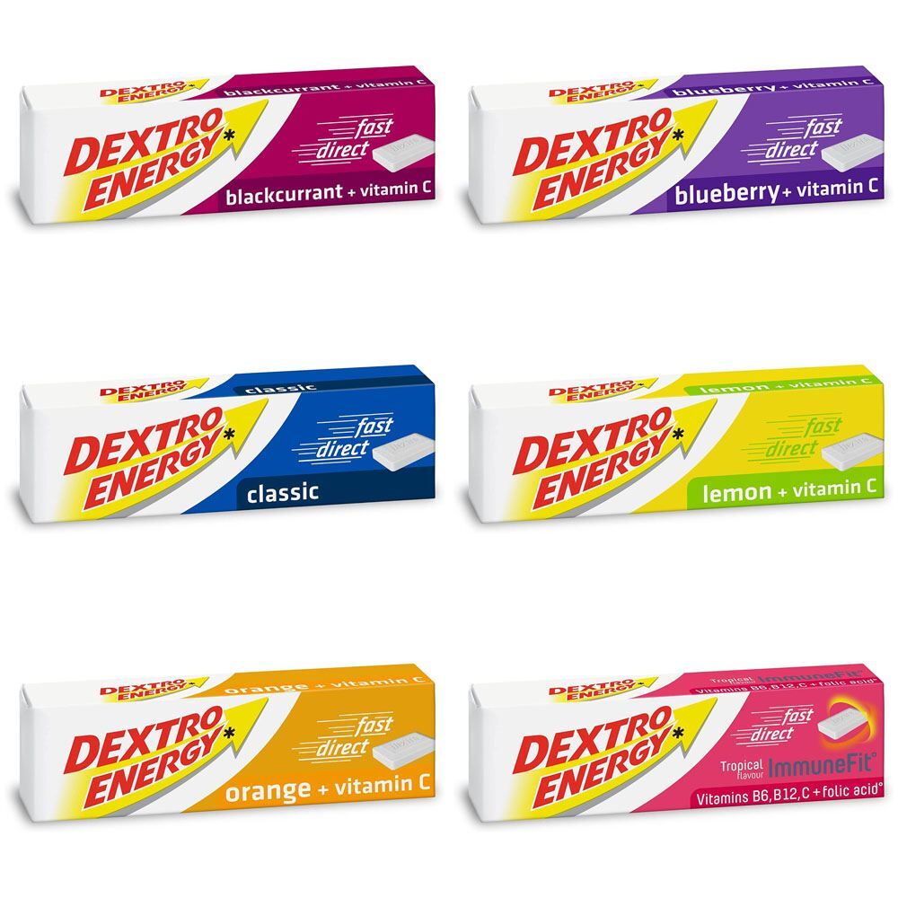 Dextro Energy Dextrose Glucose Fast Acting Tablets 47g – Multibuy Packs