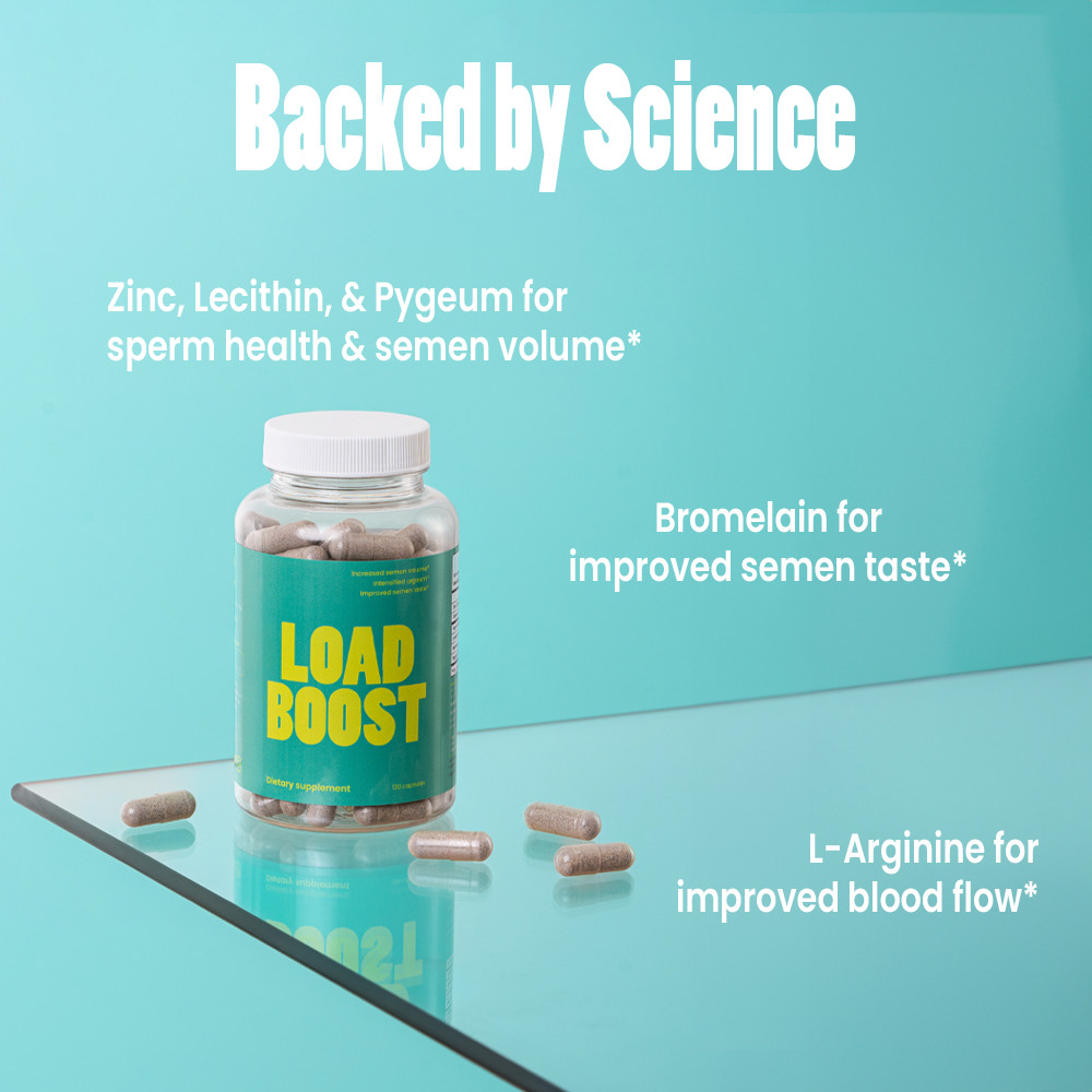 Load Boost: Orgasm Intensity, Semen Volume, & Sperm Health