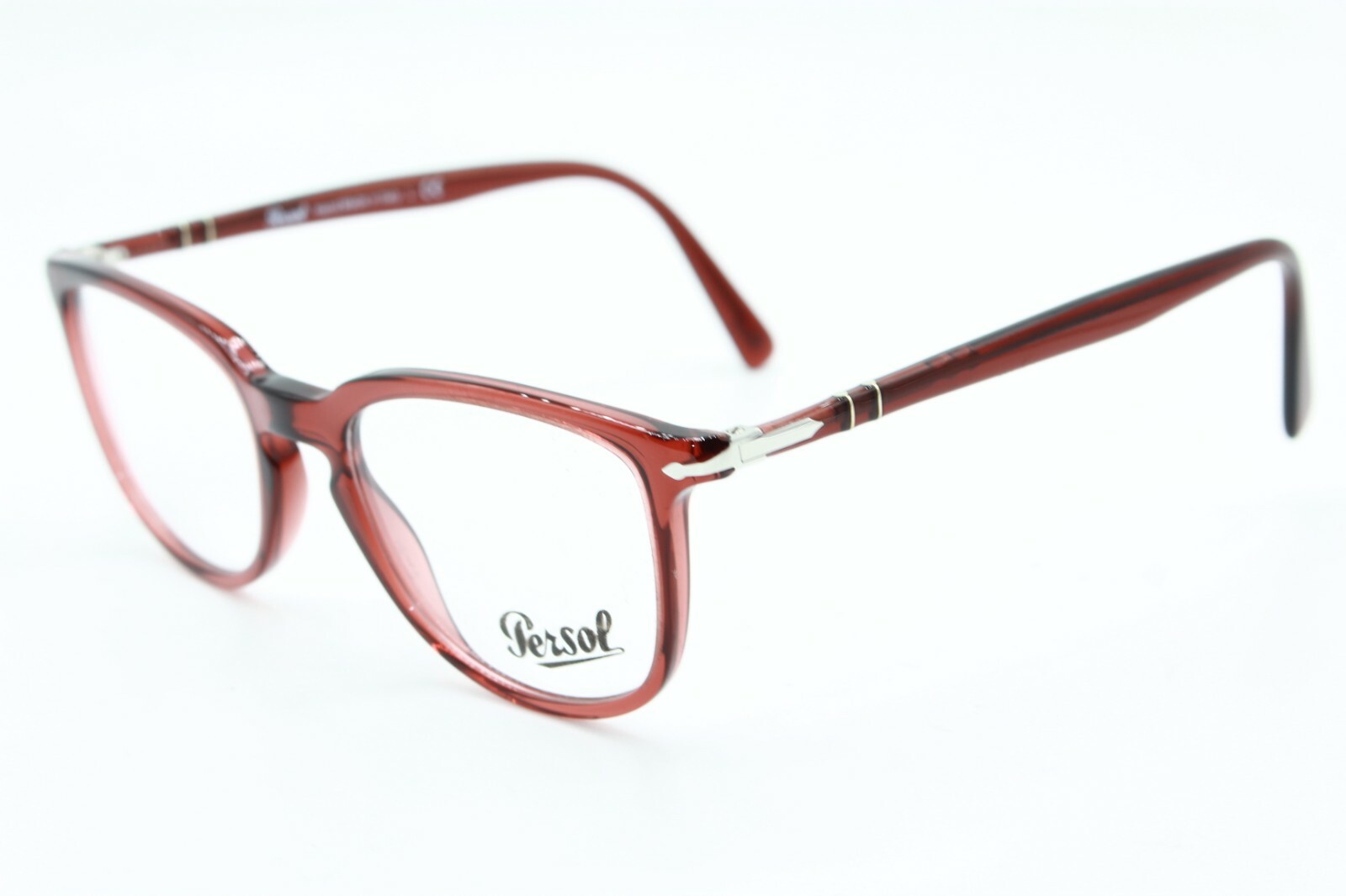 NEW PERSOL P 3240-V 1104 BORDEAUX AUTHENTIC FRAMES EYEGLASSES RX 50-19